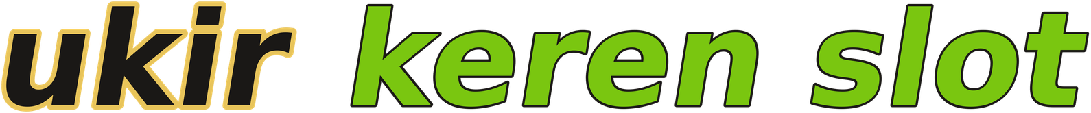 ukir keren slot logo
